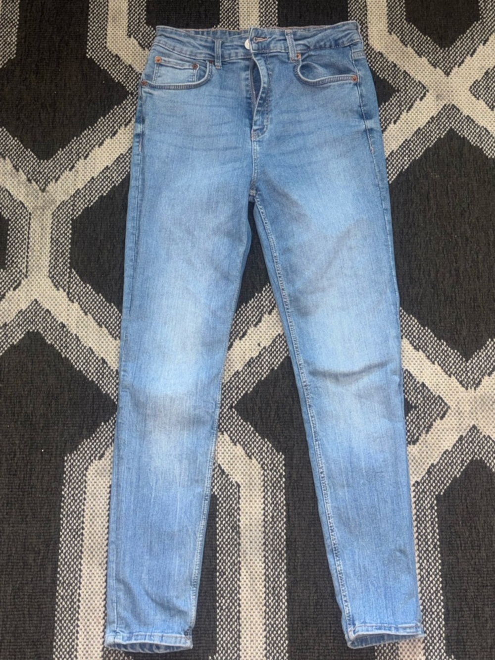 Zara Light Blue Skinny Jeans